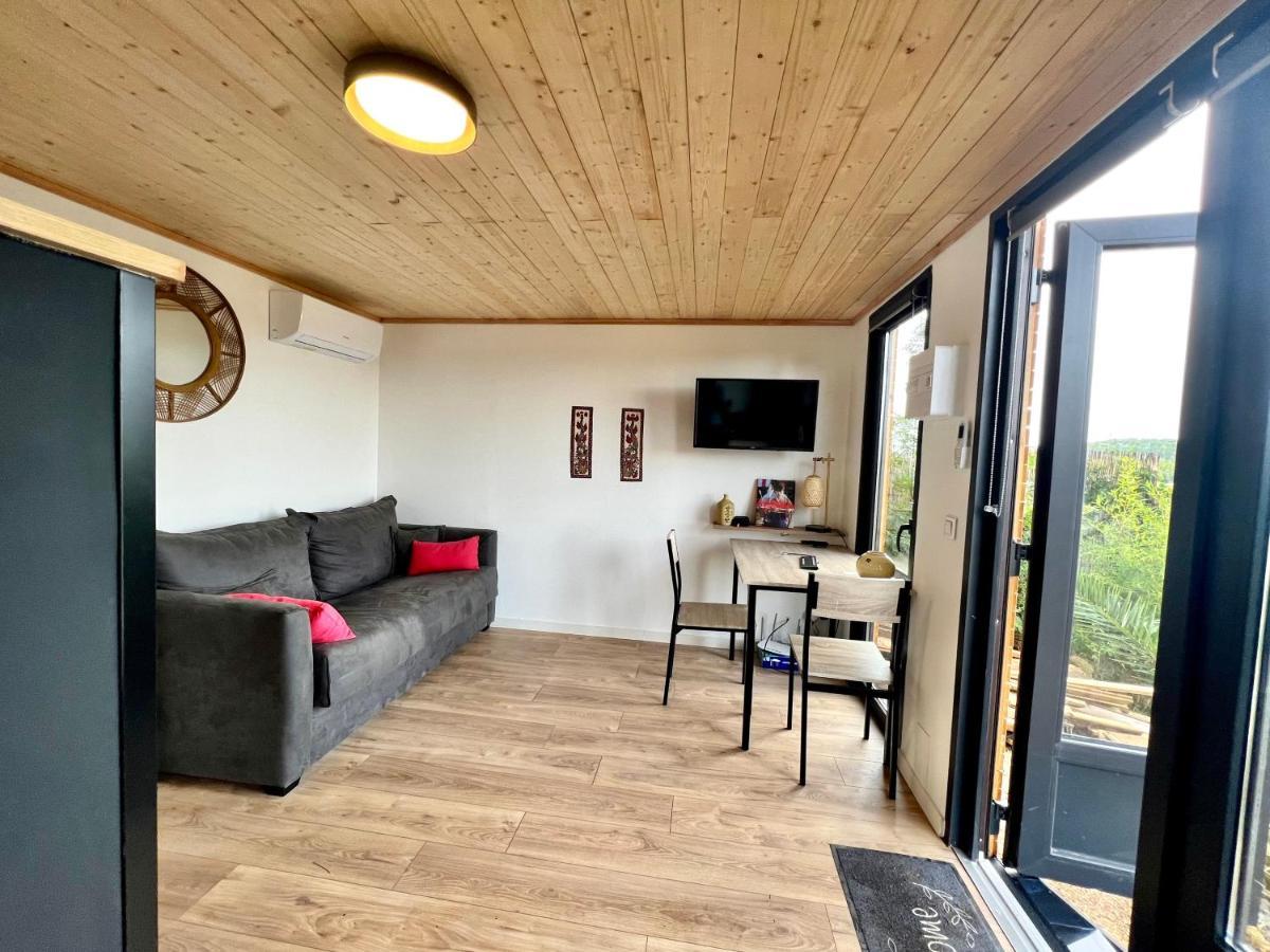 Charmant Studio Lodge Climatise Avec Jardin Et Vue Sur Le Pic Saint Loup Jacou Экстерьер фото